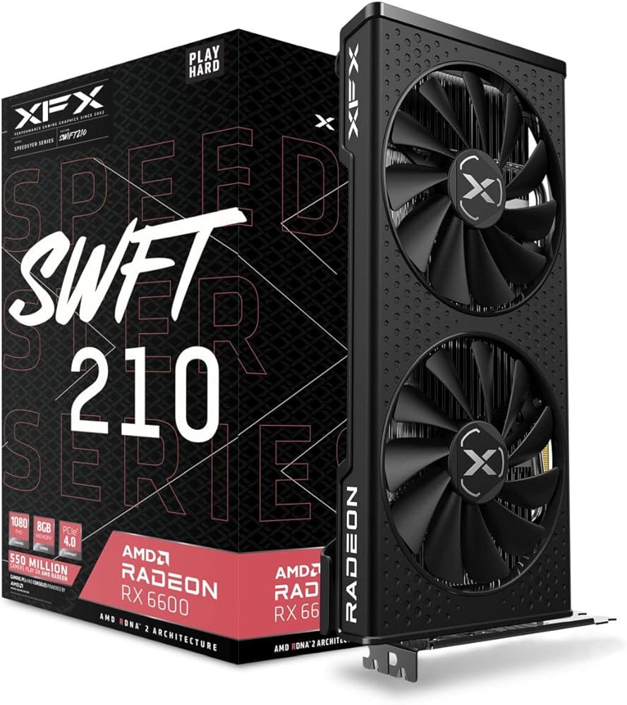 Amazon.com: XFX Speedster SWFT 210 Radeon RX 6600 CORE Gaming