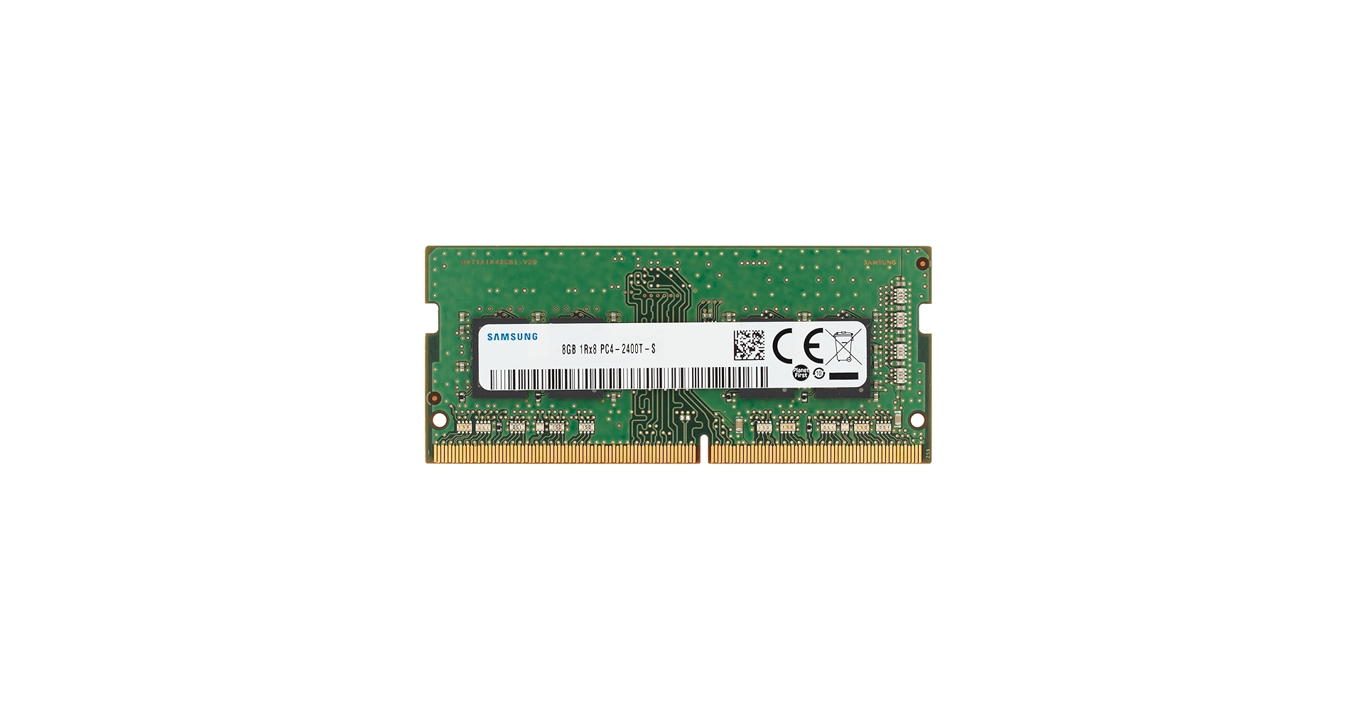 Samsung 8GB DDR4 2400MHz PC4-19200 (PC4-2400T) CL17 SODIMM 1Rx8