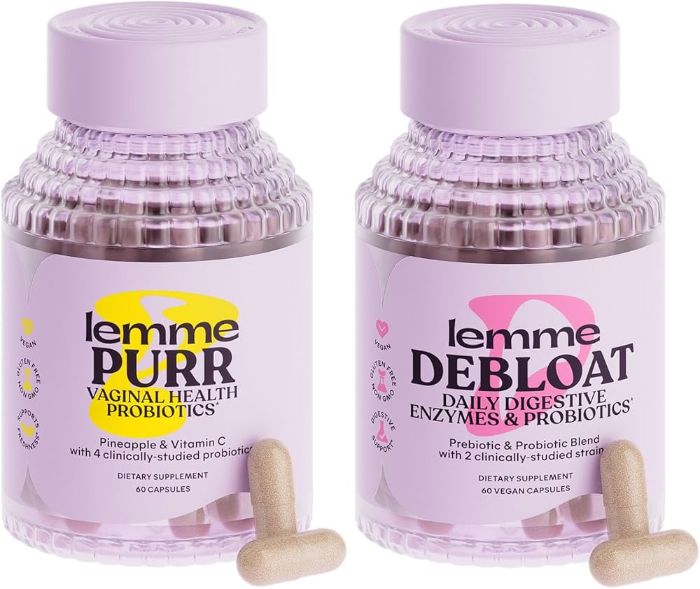 Amazon.com: Lemme Purr & Debloat Capsule Bundle - Vaginal Health