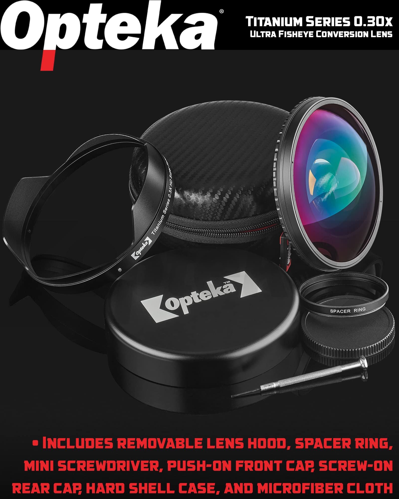 Amazon | Opteka プロ用ビデオカメラ用Opteka OPT-SC58FEチタン