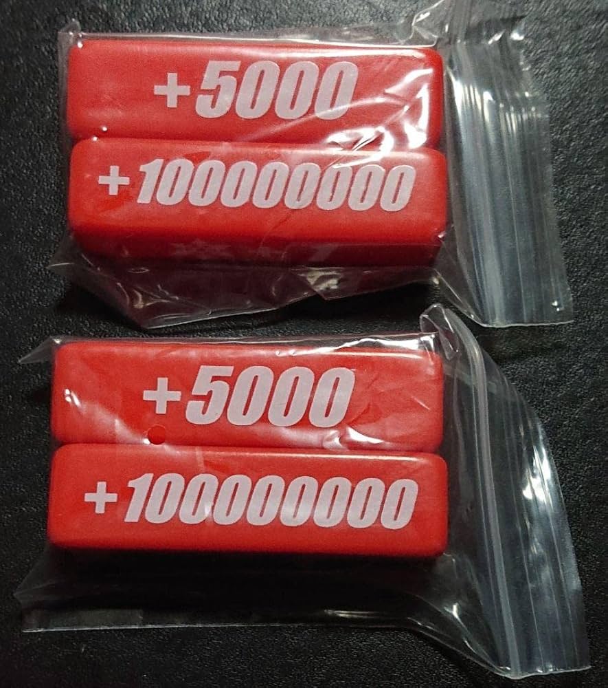 Amazon.co.jp: ヴァンガード パワーカウンター モンスト 赤 4個セット