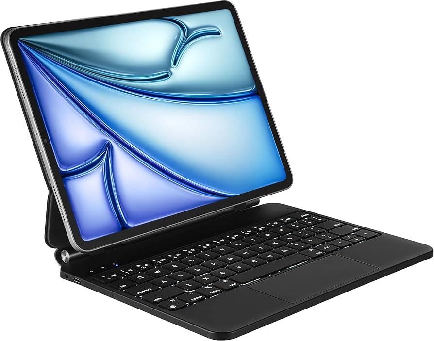 Amazon.com: Magic-Style Keyboard Case for iPad Air 11 inch 2024
