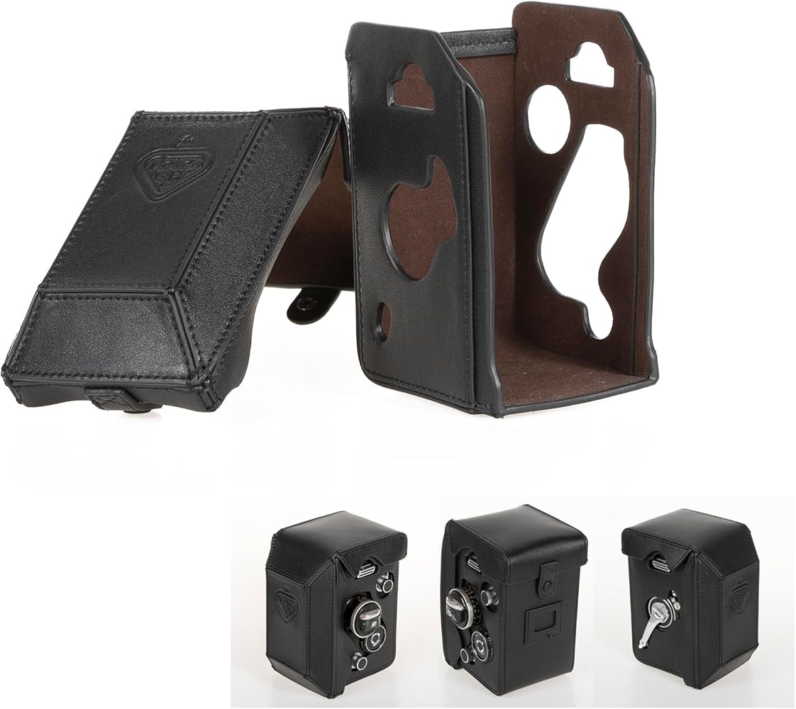 Amazon.com : MRZHOUCASE Full Protective Black Leather Case for