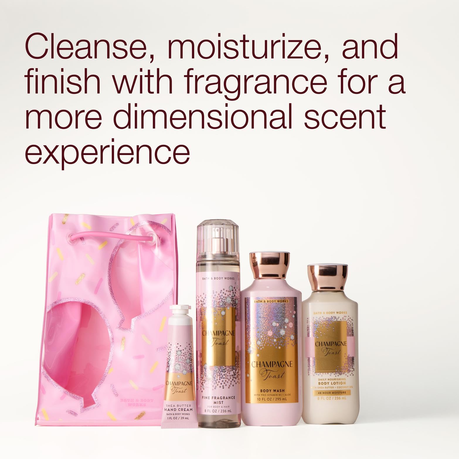 Amazon.com : Bath & Body Works Champagne Toast Gift Set with Body