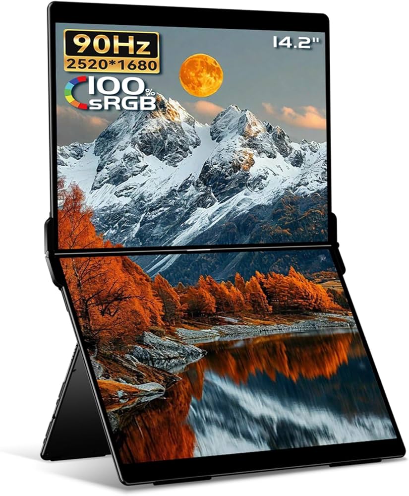 Amazon.co.jp: EHOMEWEI デュアルモニター 14.2インチ ドライバー不要