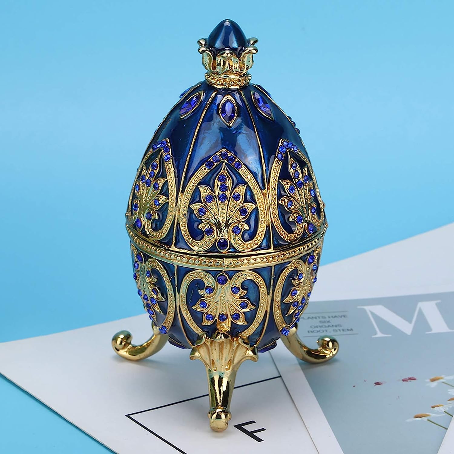 Amazon｜卵の形たまご ジュエリーボックス イースター エッグ 宝石箱