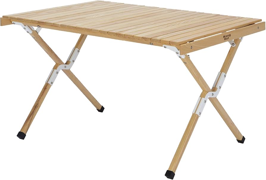 Amazon | ハングアウト(Hang Out) キャンプ ウッド ロールテーブル