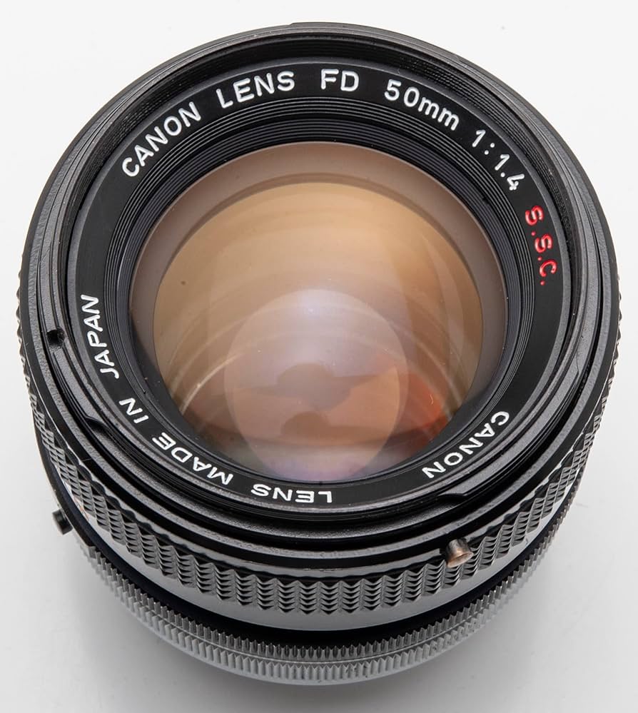 Amazon.com : Canon FD 50mm f/1.4 1.4 Manual Focusing Lens for