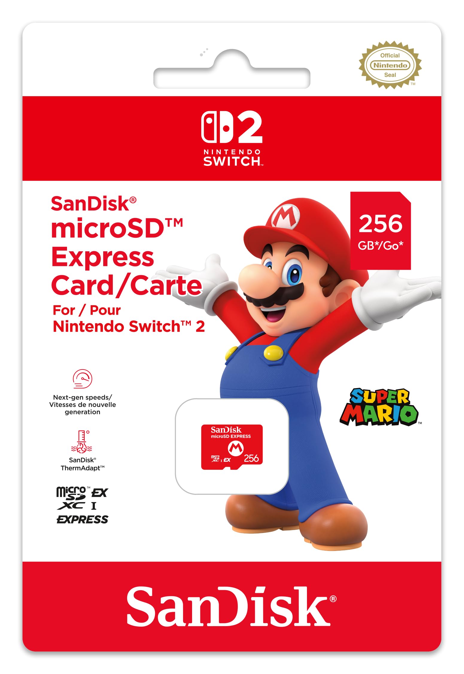 Amazon.com: Nintendo Switch 2 Micro SD Card, SanDisk : Everything Else