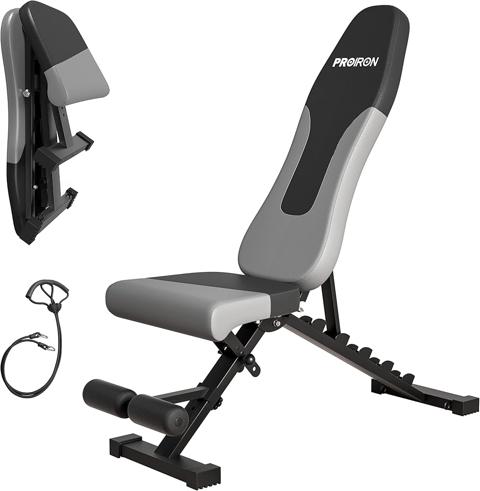 Amazon | PROIRON トレーニングベンチ 腹筋 ウェイトベンチ マルチ