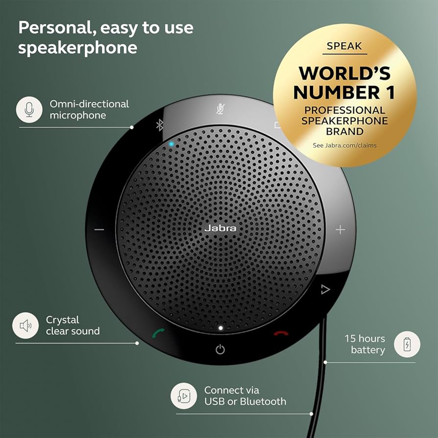 Amazon.com: Jabra Speak 510 (2025 Edition) Portable, USB or