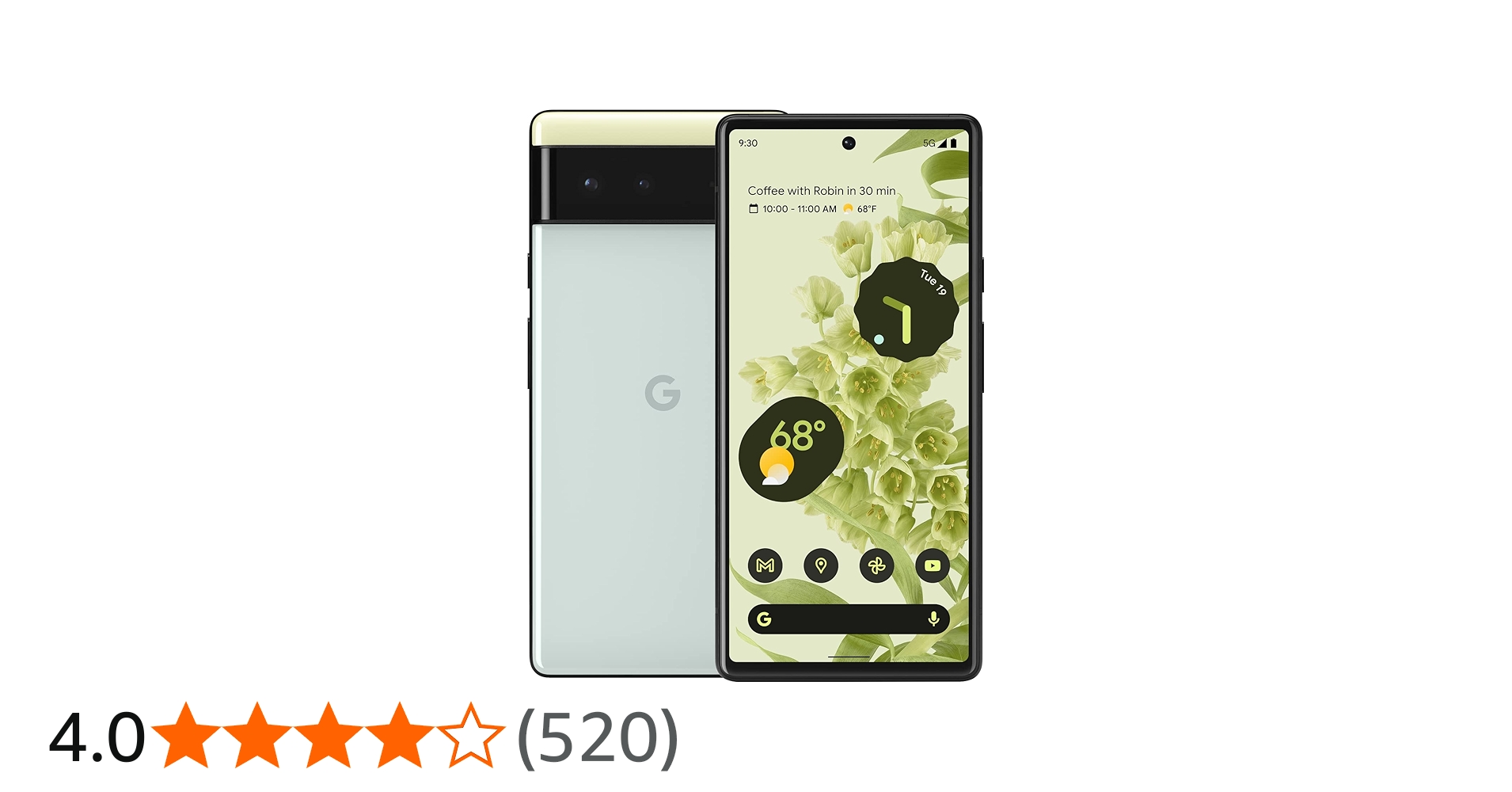 Amazon | 国内SIMフリー Google Pixel 6 128GB [Sorta Seafoam] 未使用