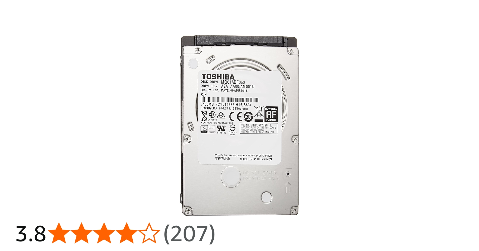 2.5インチ内蔵型HDD 500GB×10個 正常動作品② Amazon | 【整備済み品