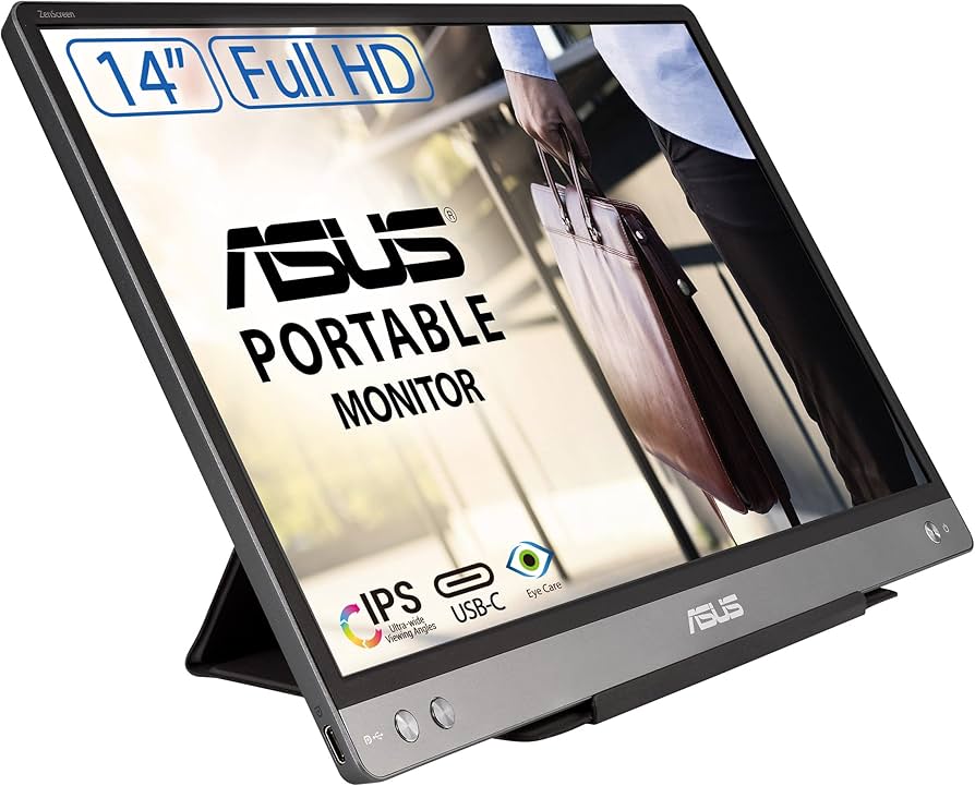 Amazon.co.jp: ASUS ZenScreen MB14AC Portable USB Monitor- 14 inch