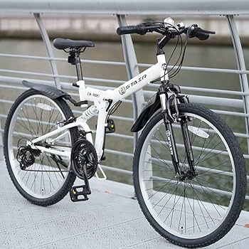Amazon | 折りたたみ マウンテンバイク 折りたたみ自転車 シマノ21段