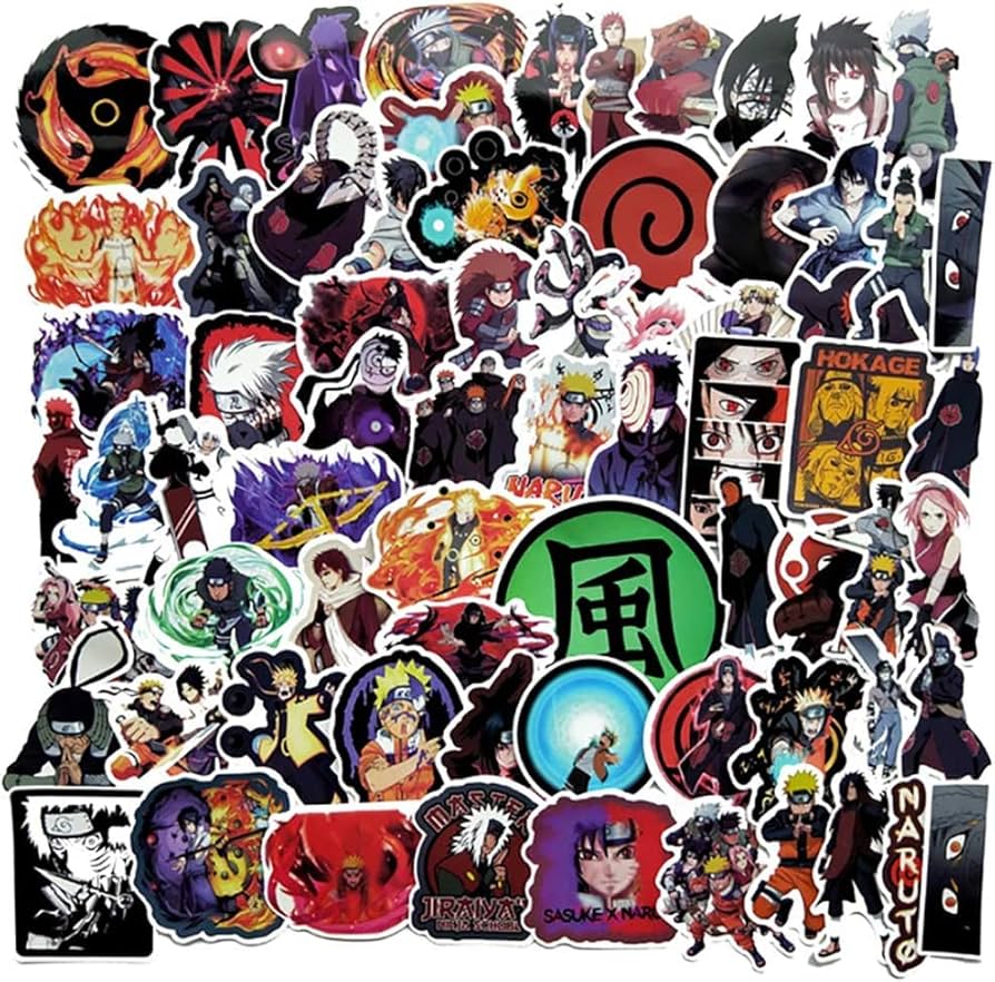 Amazon.co.jp: 70枚 アニメナルトステッカー 忍者防水シール スーツ