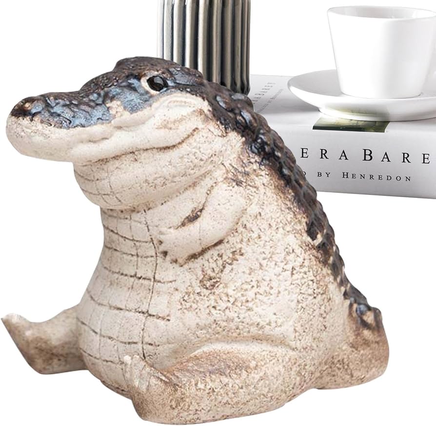 Amazon.co.jp: サファリ動物フィギュア,ワニのフィギュア - 樹脂製の