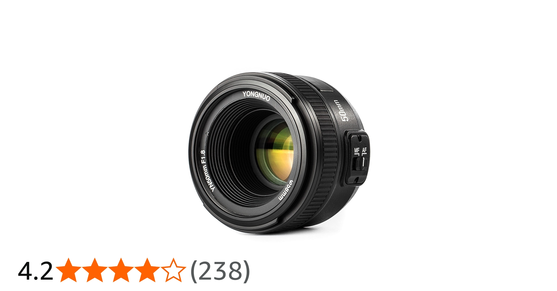 Amazon.co.jp: YONGNUO Nikon YN50mm F1.8N 単焦点レンズ ニコン F