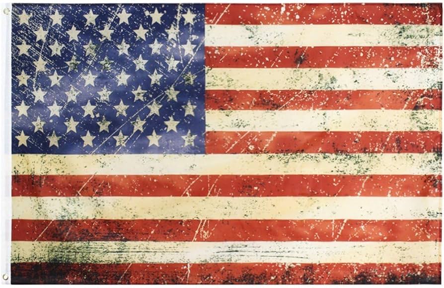 Amazon.co.jp: アメリカ国旗 米国 星条旗 90*150cm ヴィンテージ