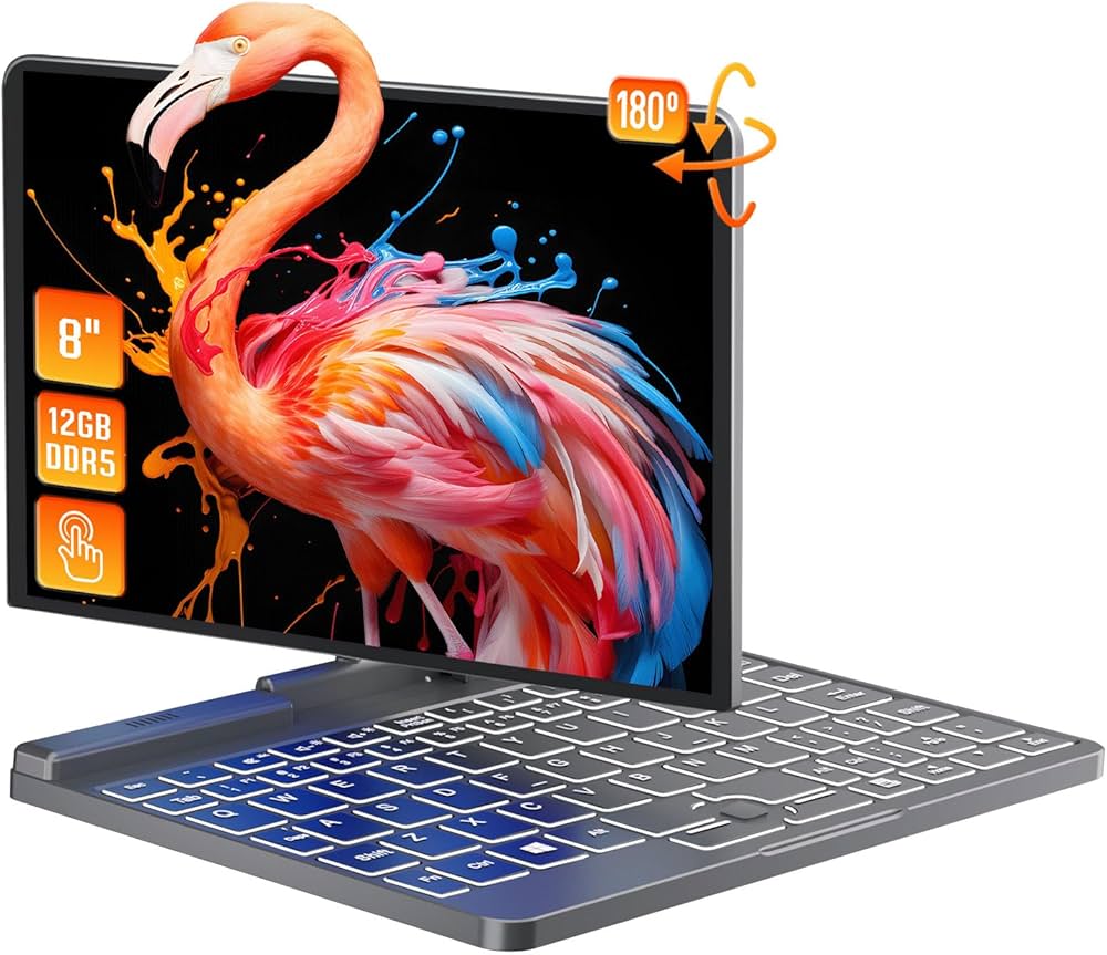 Amazon.co.jp: SERYUB Pocket 8インチ 超軽量 2in1ノートパソコン 12GB