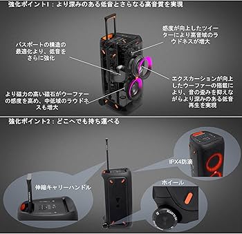 Amazon.co.jp: JBL PARTYBOX310 Bluetoothスピーカー ワイヤレス IPX4