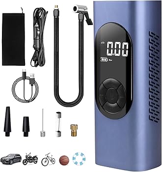 Amazon.co.jp: 【2023強化版】空気 入れ 電動 自転車 空気入れ