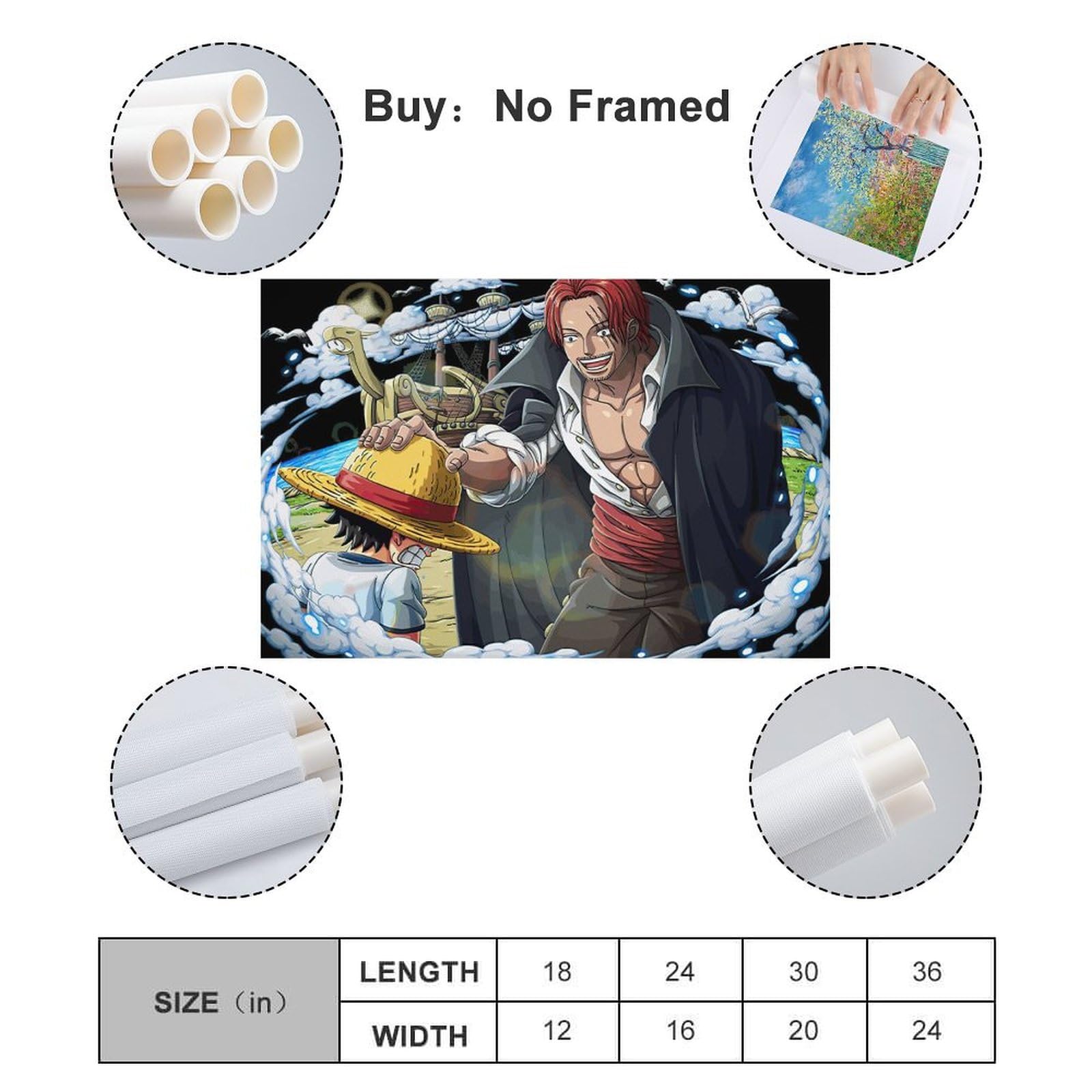 Amazon.co.jp: ワンピース ルフィ シャンクス 1 ホームデコレーション