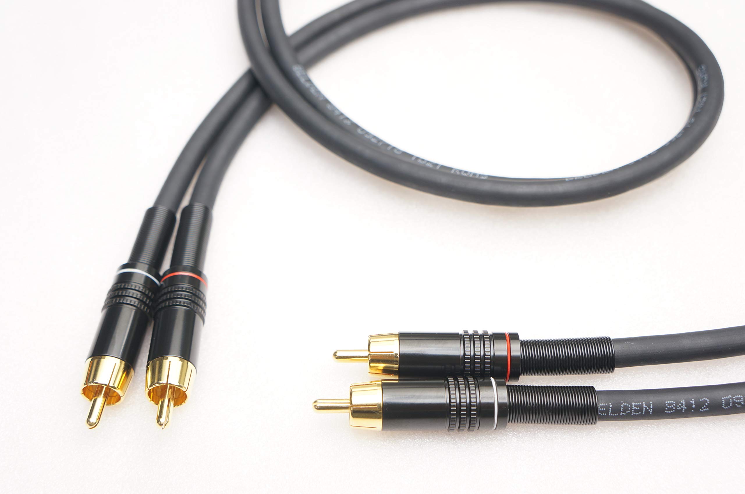 Amazon | BELDEN 8412 RCA 赤白ライン 2本ペアケーブル (15m