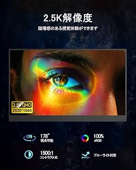 Amazon.co.jp: モバイルモニター CNBANAN 16インチ 3:2画像比 光沢IPS