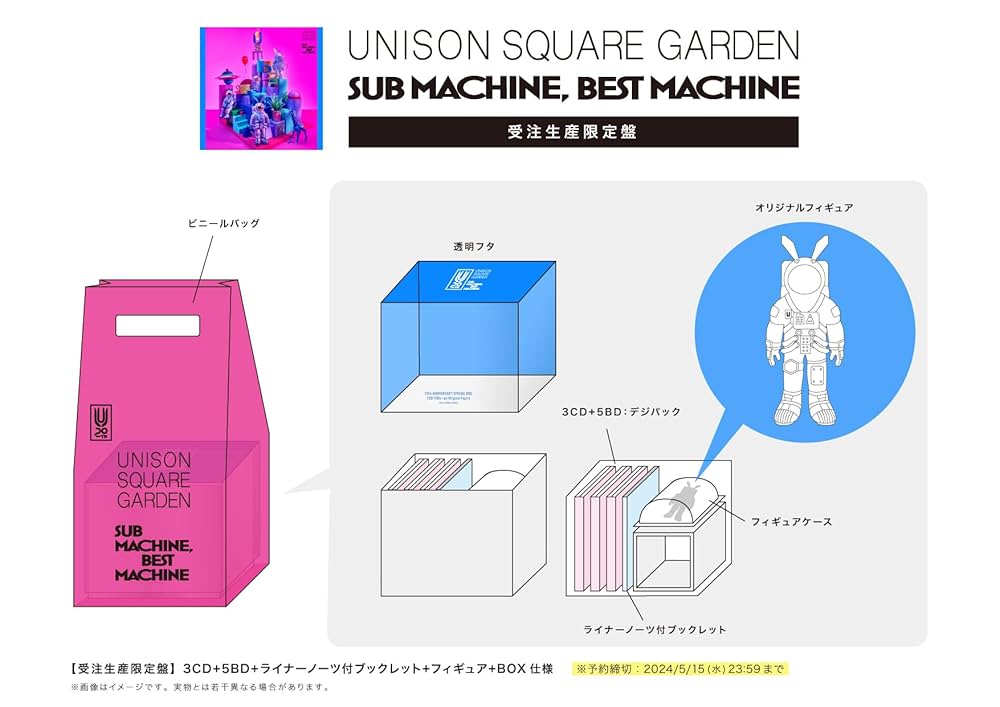 Amazon.co.jp: SUB MACHINE, BEST MACHINE (受注生産限定盤) - UNISON