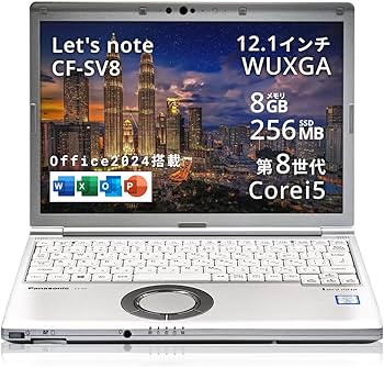 Amazon.co.jp: 【バッテリ80%保証】 ノートパソコン Let's note CF-SV8