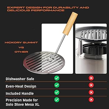 Amazon.com : Grill Plate for Solo Stove Mesa XL Bundle– Stainless