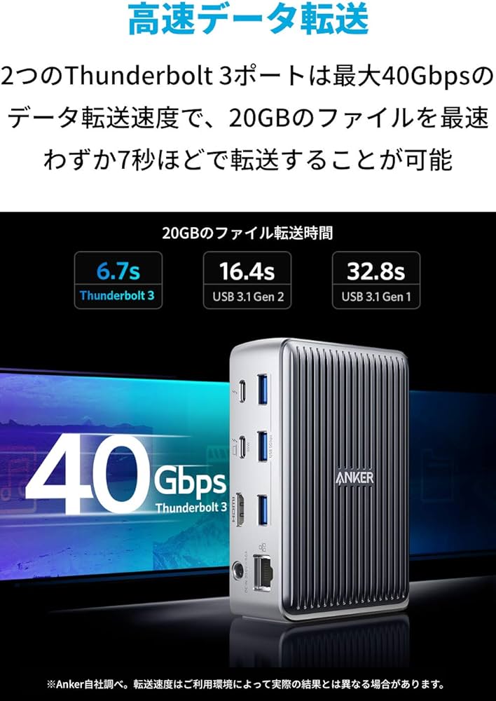 Amazon.co.jp: Anker PowerExpand Elite 13-in-1 Thunderbolt 3 Dock