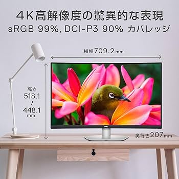 Amazon.co.jp: Dell S3221QS 31.5インチ 曲面 4K モニター