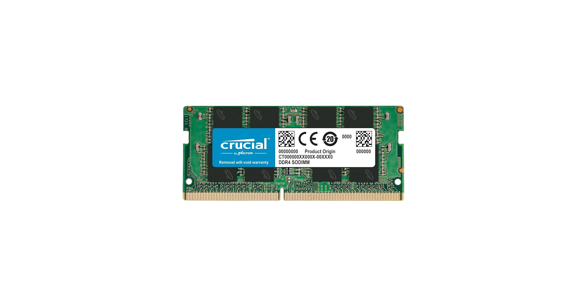 Crucial 16GB Single DDR4 3200 MT/S (PC4-25600) CL22 DR X8