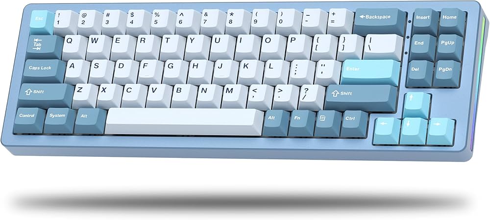 Amazon | Womier S-K71 75% Gaming Keyboard, Aluminum Alloy Shell