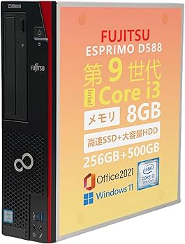 Amazon.co.jp: Fujitsu ESPRIMO D588/B Intel Core i3-9100 Desktop PC