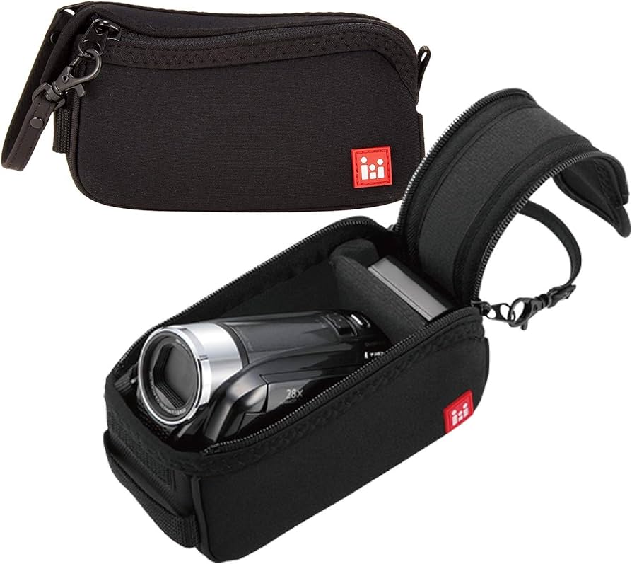 Amazon.co.jp: エレコム ビデオカメラケース ネオプレン 開きやすい