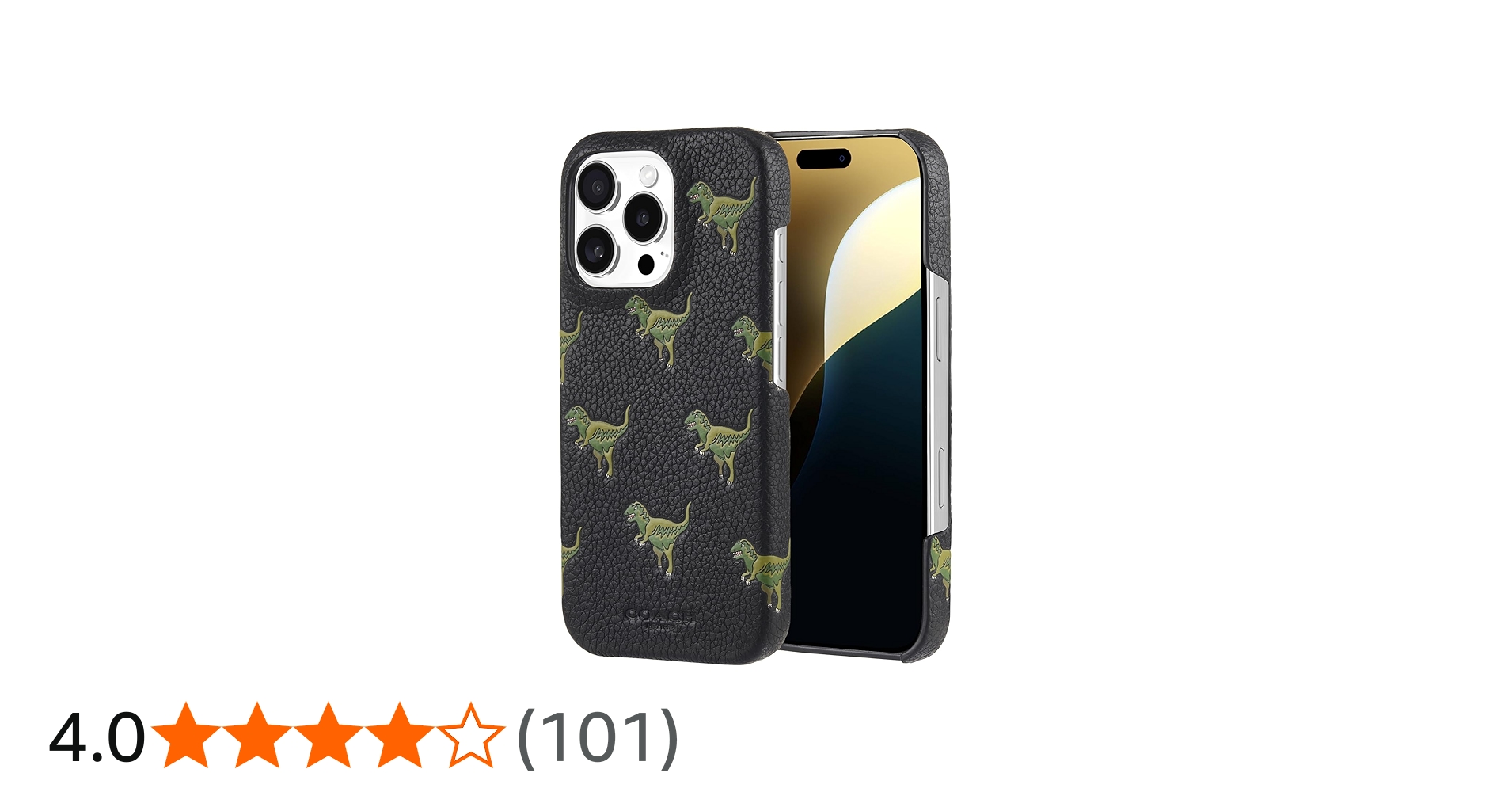 Coach Genuine Debossed Pebbled Leather Slim Wrap iPhone 16 Pro