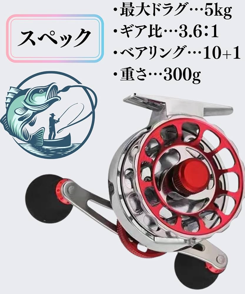 Hechti 852 フィッシングリール 専用ケース付き 黒鯛用落とし込みよう