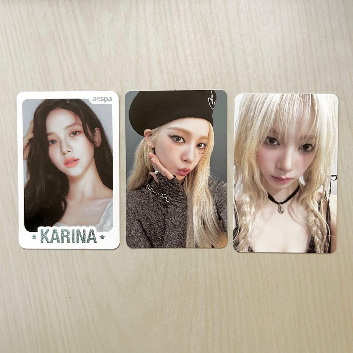 Amazon.co.jp: aespa エスパ カリナ MD C ver. トレカ セット コンプ