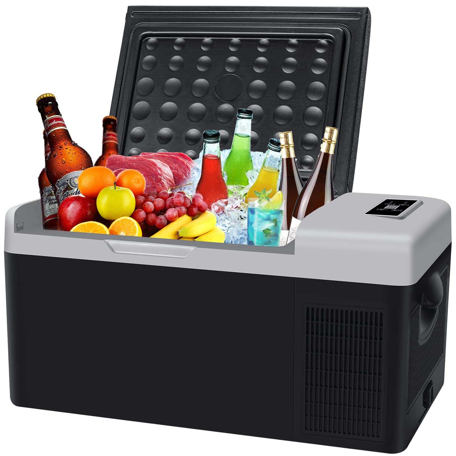 Amazon.co.jp: Sumeriy 車載冷蔵庫 18L -20℃～20℃ 急速冷凍 2WAY電源