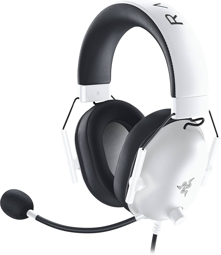 Amazon.co.jp: Razer BlackShark V2 X White ゲーミングヘッドセット