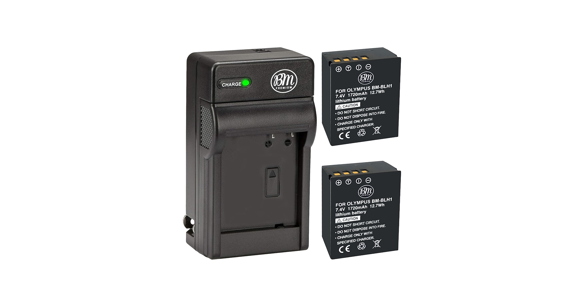 Amazon.com : BM Premium 2 Pack of Fully Decoded BL-H1 Battery and