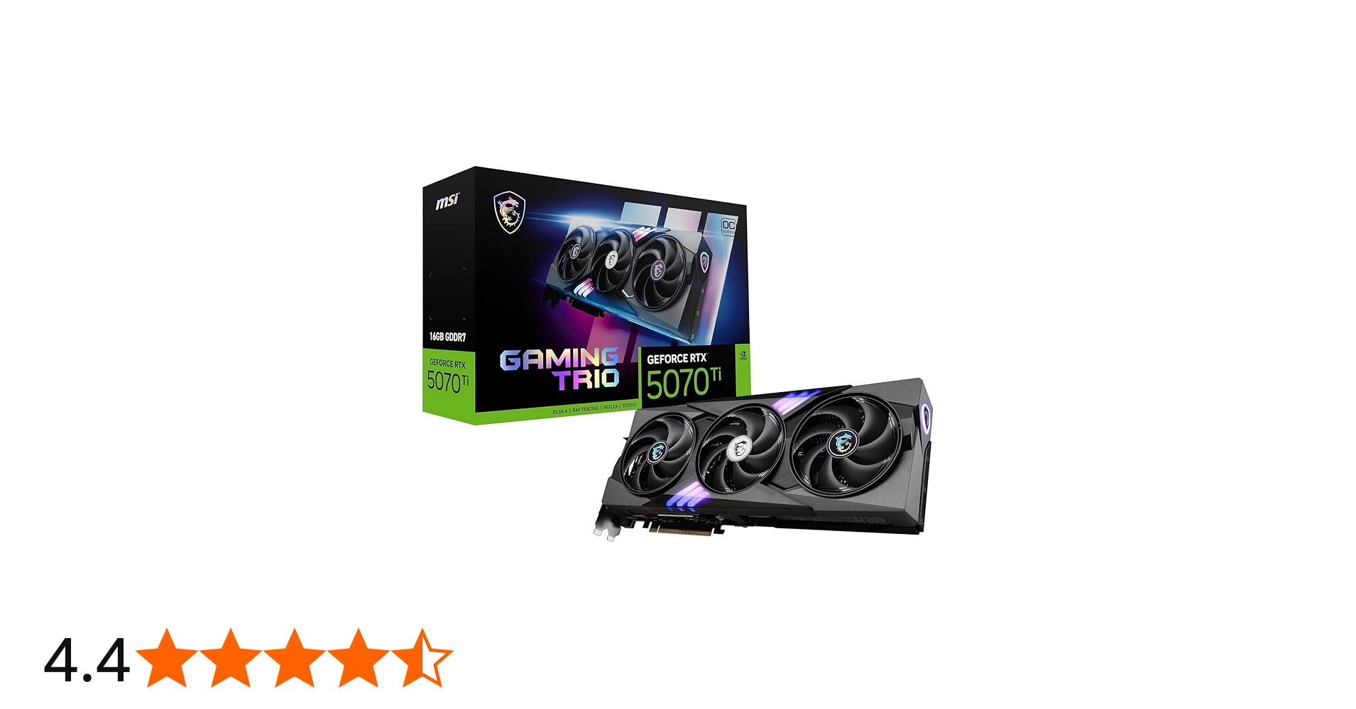 Amazon | MSI GeForce RTX 5070 Ti 16G GAMING TRIO OC PLUS