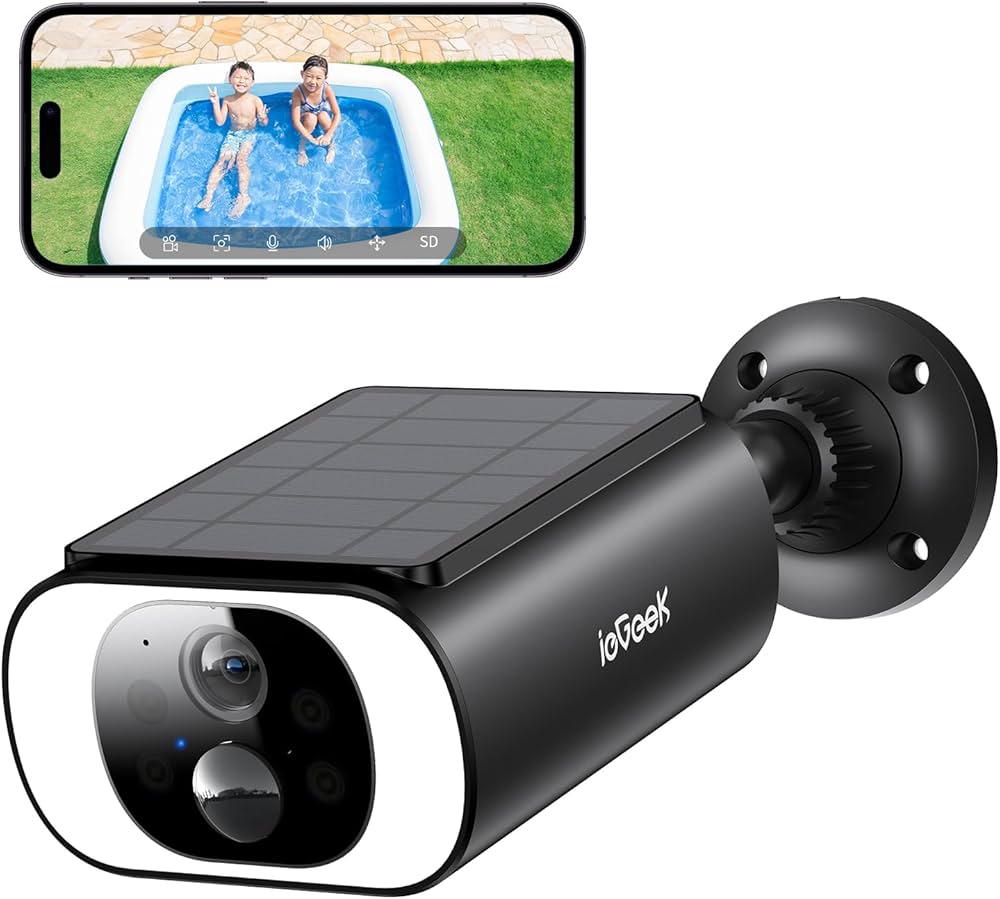 Amazon.co.jp: 【2026ソーラーパネル一体型・高効率充電】 ieGeek 防犯