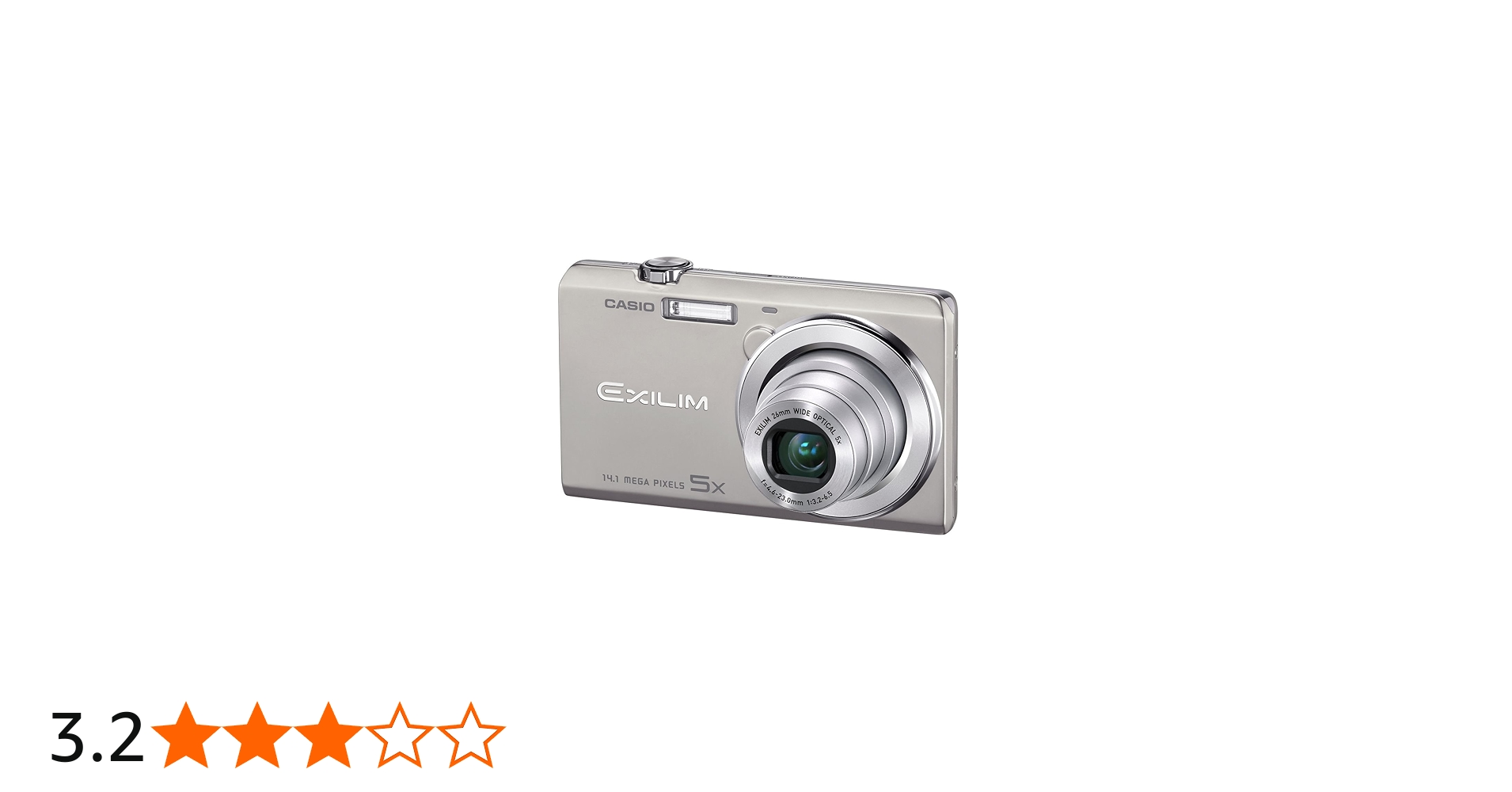 Amazon | CASIO デジタルカメラ EXILIM 1410万画素 5倍 シルバー EX