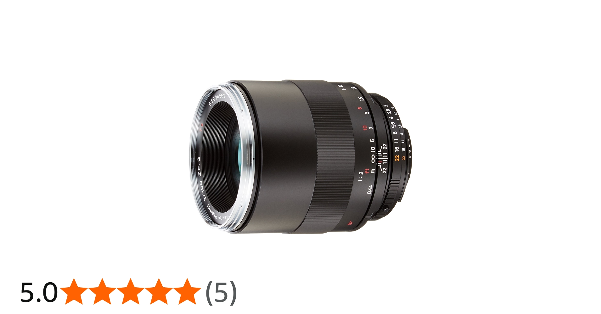 Amazon | Carl Zeiss MAKRO-PLANAR T*2/100mm ブラック ZF.2 (ニコン