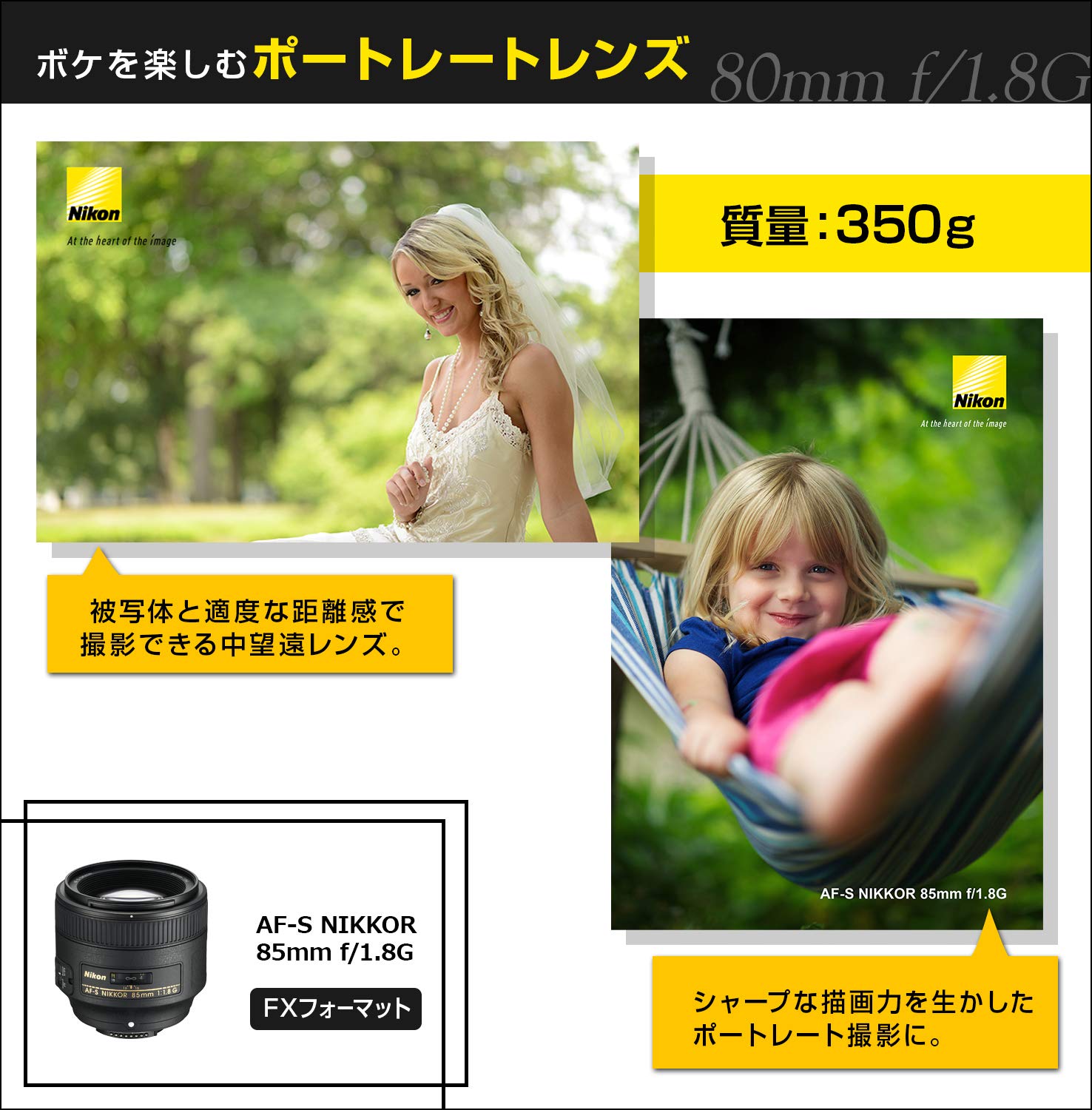 Amazon.co.jp: 【セット買い】Nikon 単焦点レンズ AF-S NIKKOR 85mm f