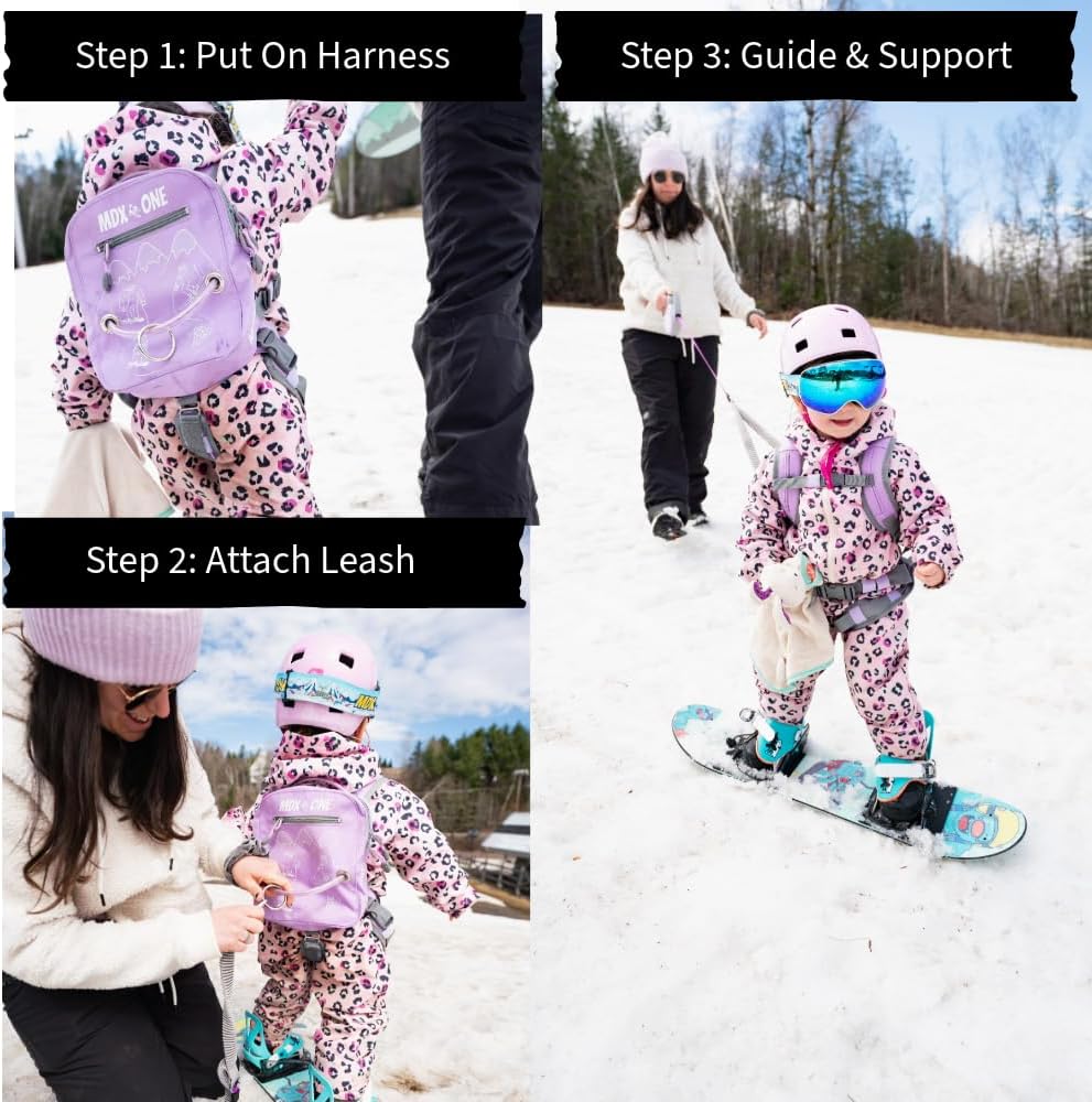 Amazon.co.jp: MDXONE キッズスキー&スノーボードハーネス – 格納式